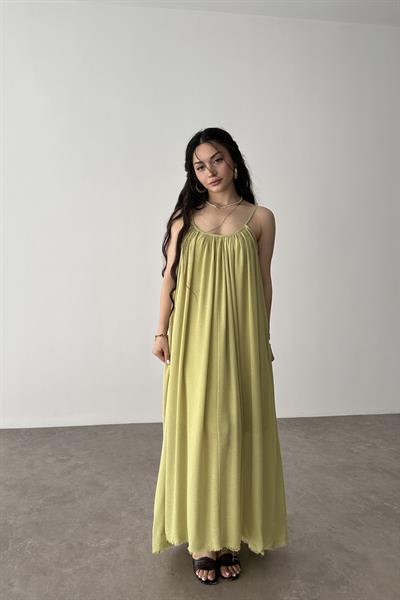 Valeria Premium Yeşil Elbise