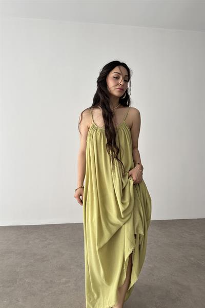 Valeria Premium Yeşil Elbise