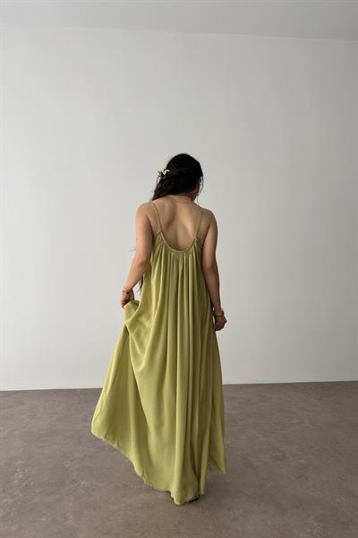 Valeria Premium Yeşil Elbise