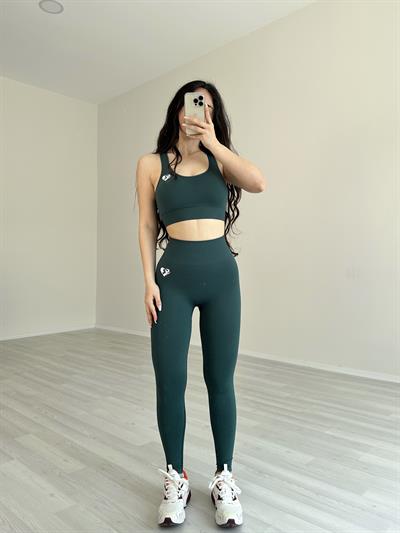 Womens Best Spor Tayt Forest Green