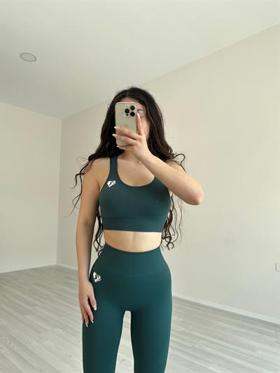 Womens Best Spor Tayt Forest Green