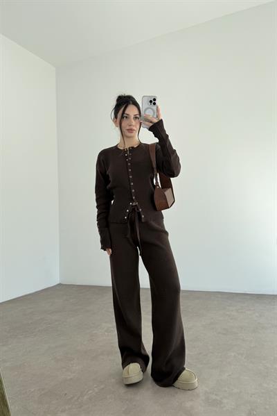 Zımbalı Bele Oturan Kahve Takım