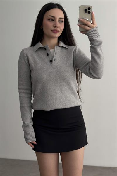 Zr Düz Kesim Şort Etek Siyah