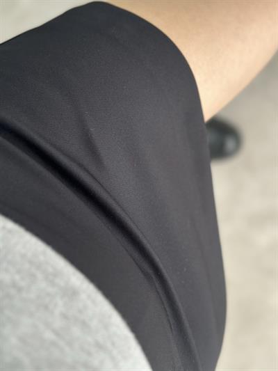 Zr Düz Kesim Şort Etek Siyah