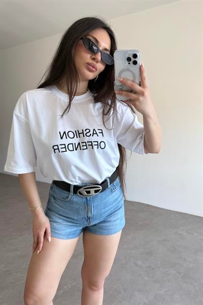 ZR Fashion Offender Baskılı T-shirt