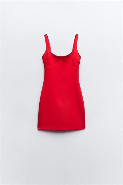 ZR Kırmızı Mini Elbise