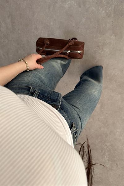 ZR Orijinal Yüksek Belli Bondi Straightleg Jean