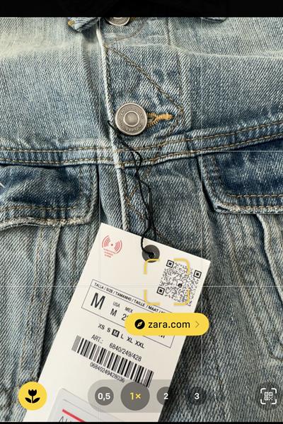 Zr Regular Kesim Vintage Denim Ceket