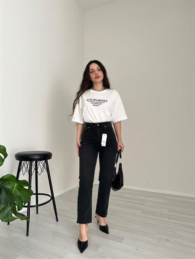 ZRA Boyfit Jean Kot Siyah