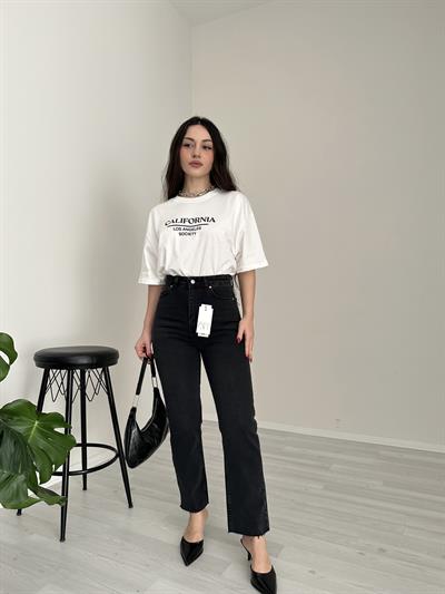 ZRA Boyfit Jean Kot Siyah