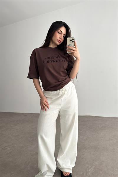 Zra Nineties Orj. Kahve Tişört