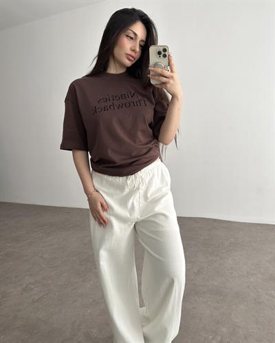 Zra Nineties Orj. Kahve Tişört