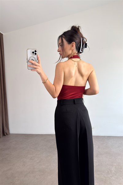 Zra Orijinal Bordo Bodysuit