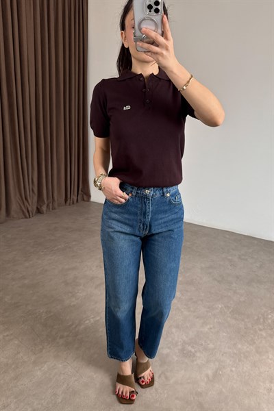 Zra Orijinal Dikişli Paça Mom Orta Mavi Jean 