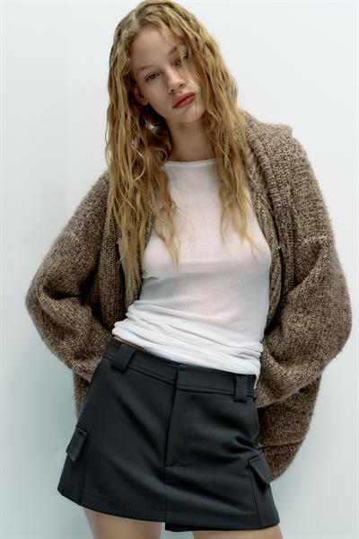 ZRA Orijinal Kargo Cep Şort Etek