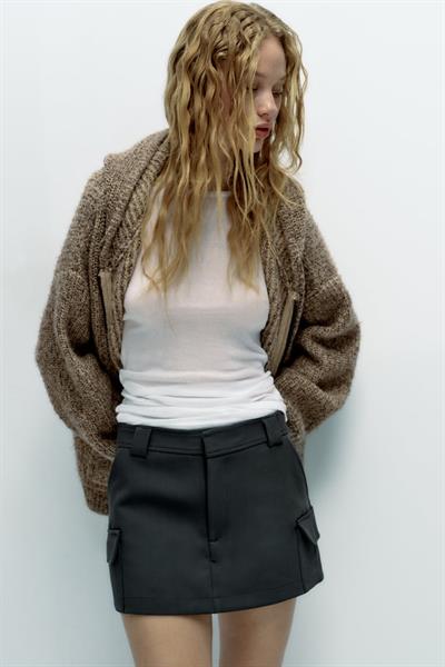 ZRA Orijinal Kargo Cep Şort Etek