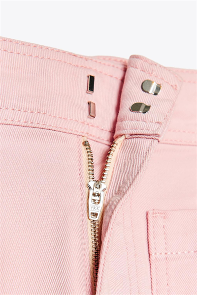 Zra Orijinal Önü Cep Detaylı Soft Pembe Jean