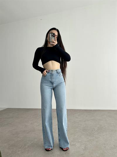 Zra Orijinal Sky Blue Straightleg Jean