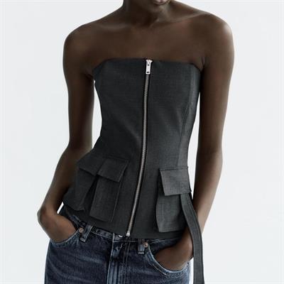 Zra Orj. Cep Detaylı Korse