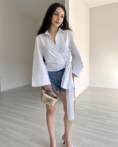 ZRA Orj. Bağlama Detaylı Gömlek