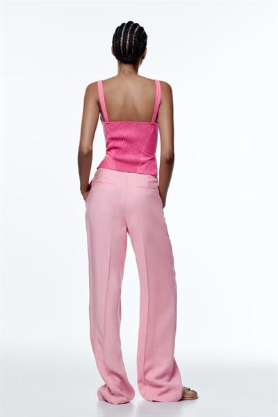 Zra Orj. Askılı Korse Top Pembe