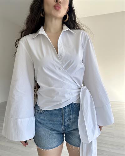 ZRA Orj. Bağlama Detaylı Gömlek