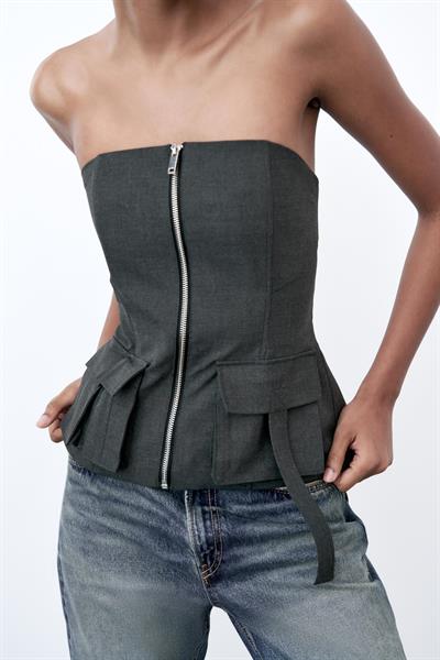 Zra Orj. Cep Detaylı Korse