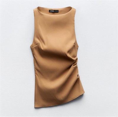 ZRA Premium Crep Camel Bluz