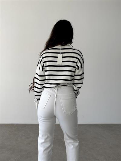 ZRA Premium Straightleg Jean Beyaz