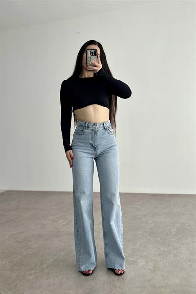 ZRA Premium Straightleg Jean Light Blue