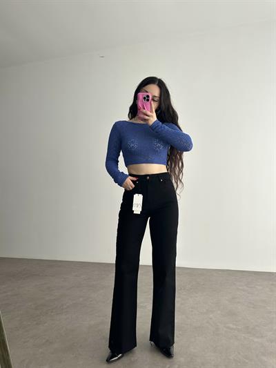 ZRA Premium Straigtleg Jet Siyah