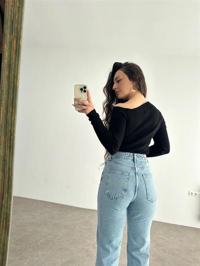 Zra Short Straigtleg Blue Jean