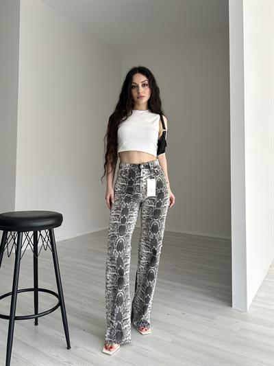 ZRA Snake Gri Pantolon