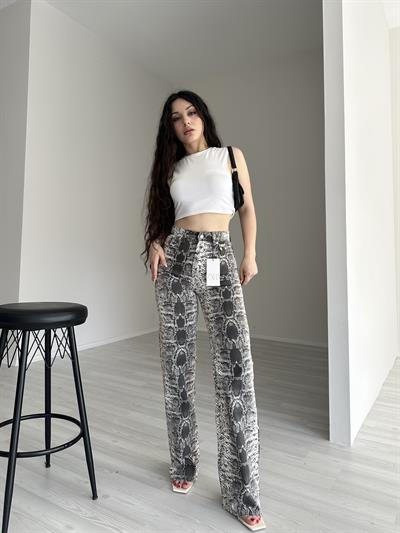 ZRA Snake Gri Pantolon