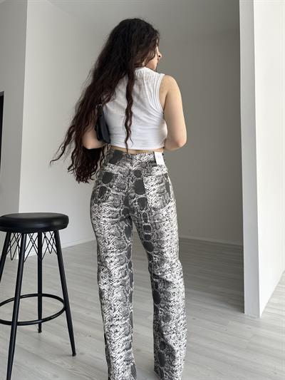 ZRA Snake Gri Pantolon