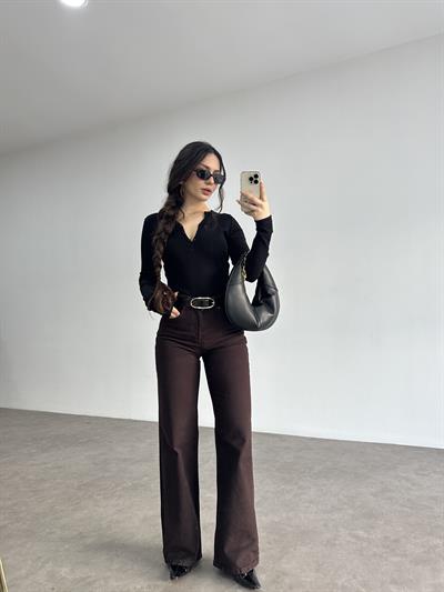 ZRA Straightleg Acı Kahve Jean