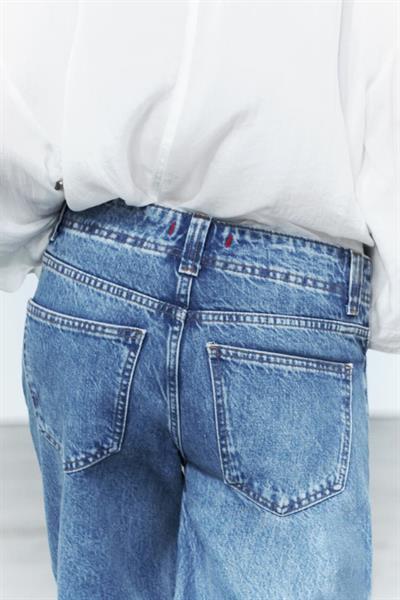 ZRA Tufts Blue Western Straightleg Jean