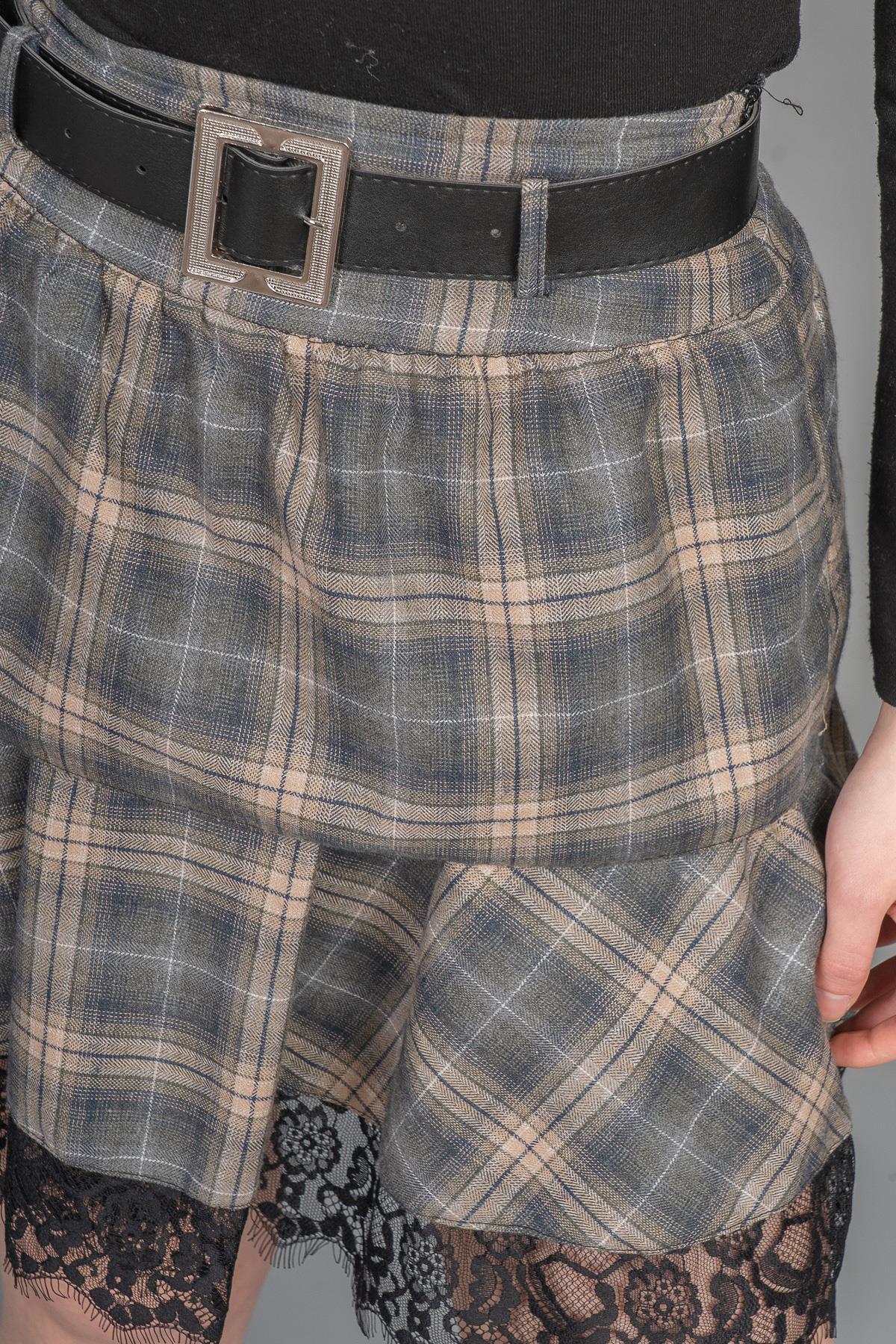 ABIGAIL DANTELLİ MİNİ ETEK