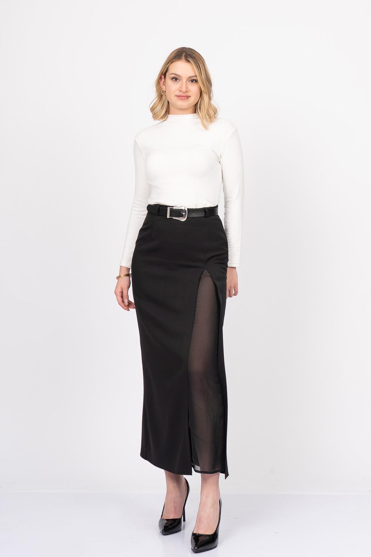 ALBERTA KEMERLİ KALEM ETEK