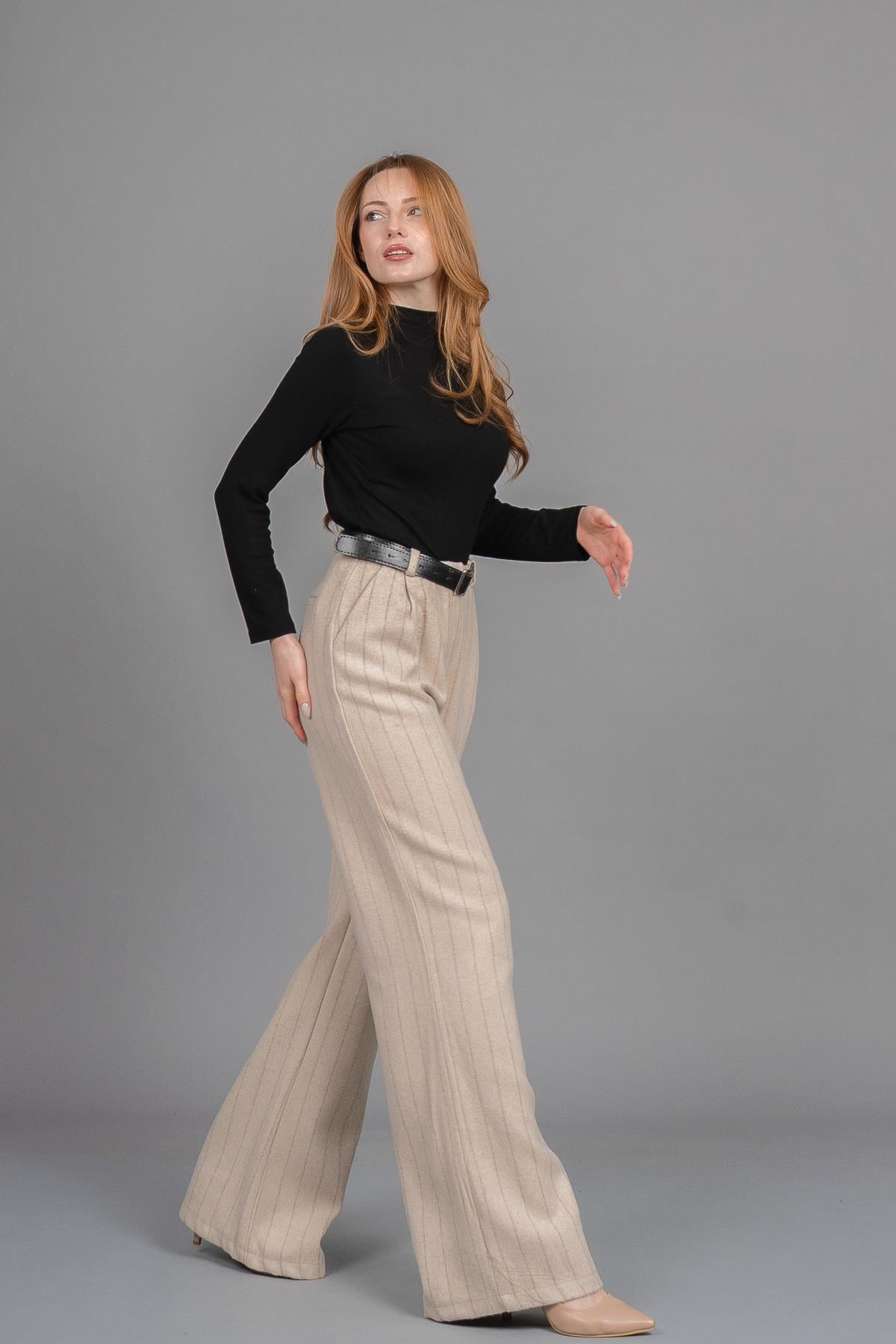 BETHANY DÜZ PAÇA PANTOLON