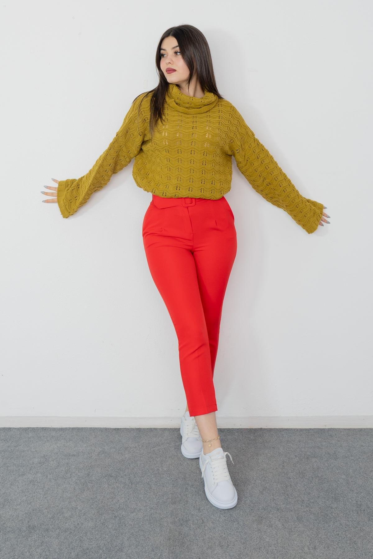 BRIDGET KEMERLİ PANTOLON