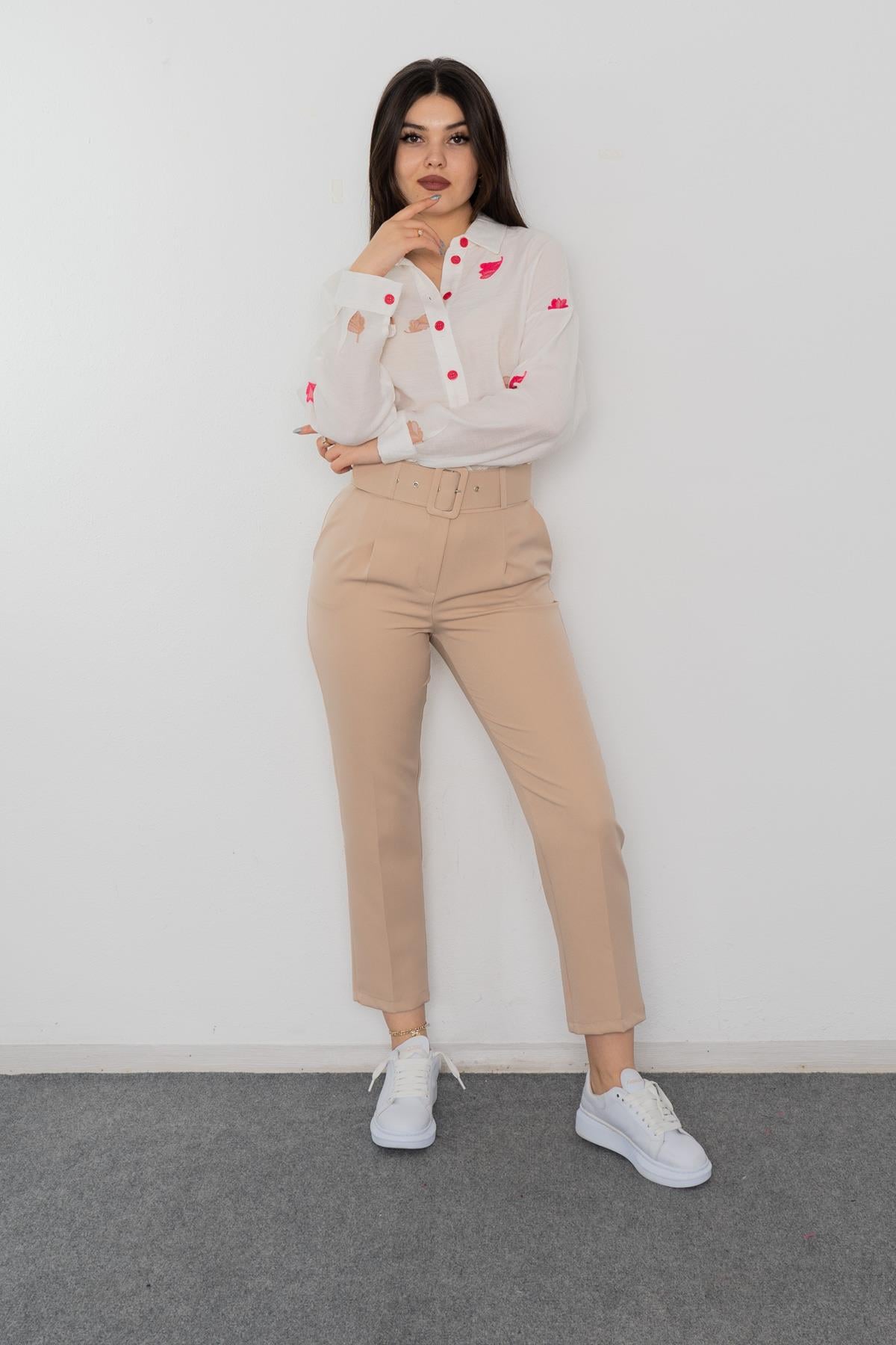 BRIDGET KEMERLİ PANTOLON