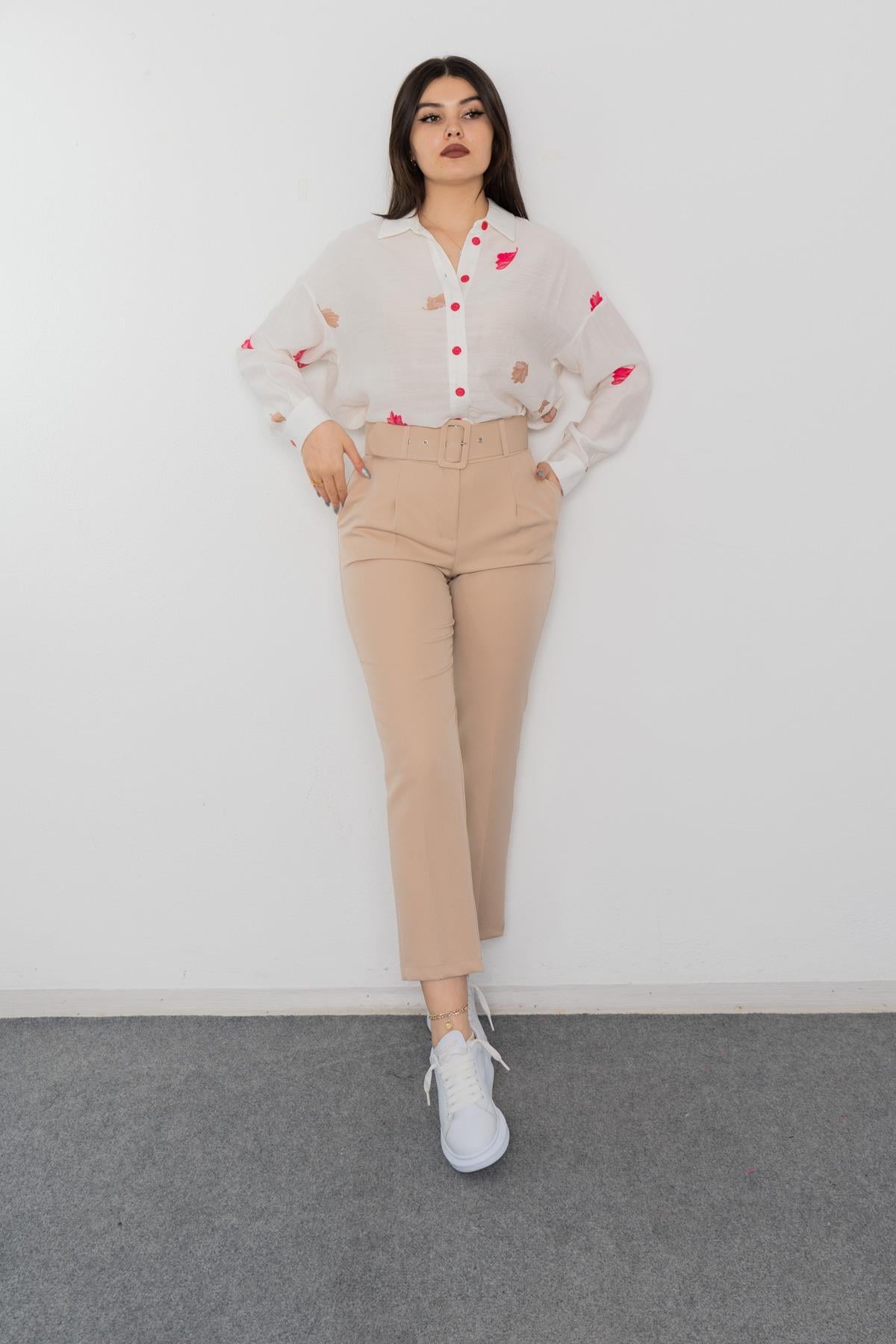 BRIDGET KEMERLİ PANTOLON