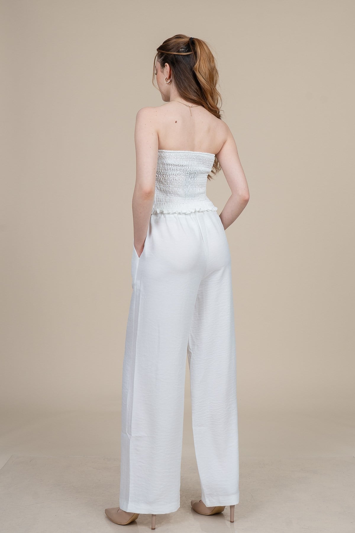 CAMILA KETEN YELEK PANTOLON İKİLİ TAKIM