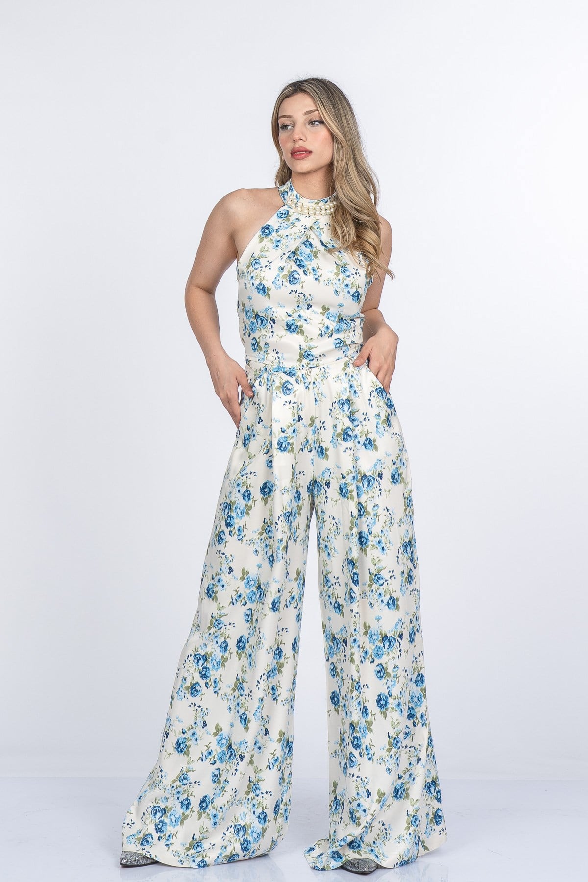 MARGARITA SATEN YELEK PANTOLON İKİLİ TAKIM