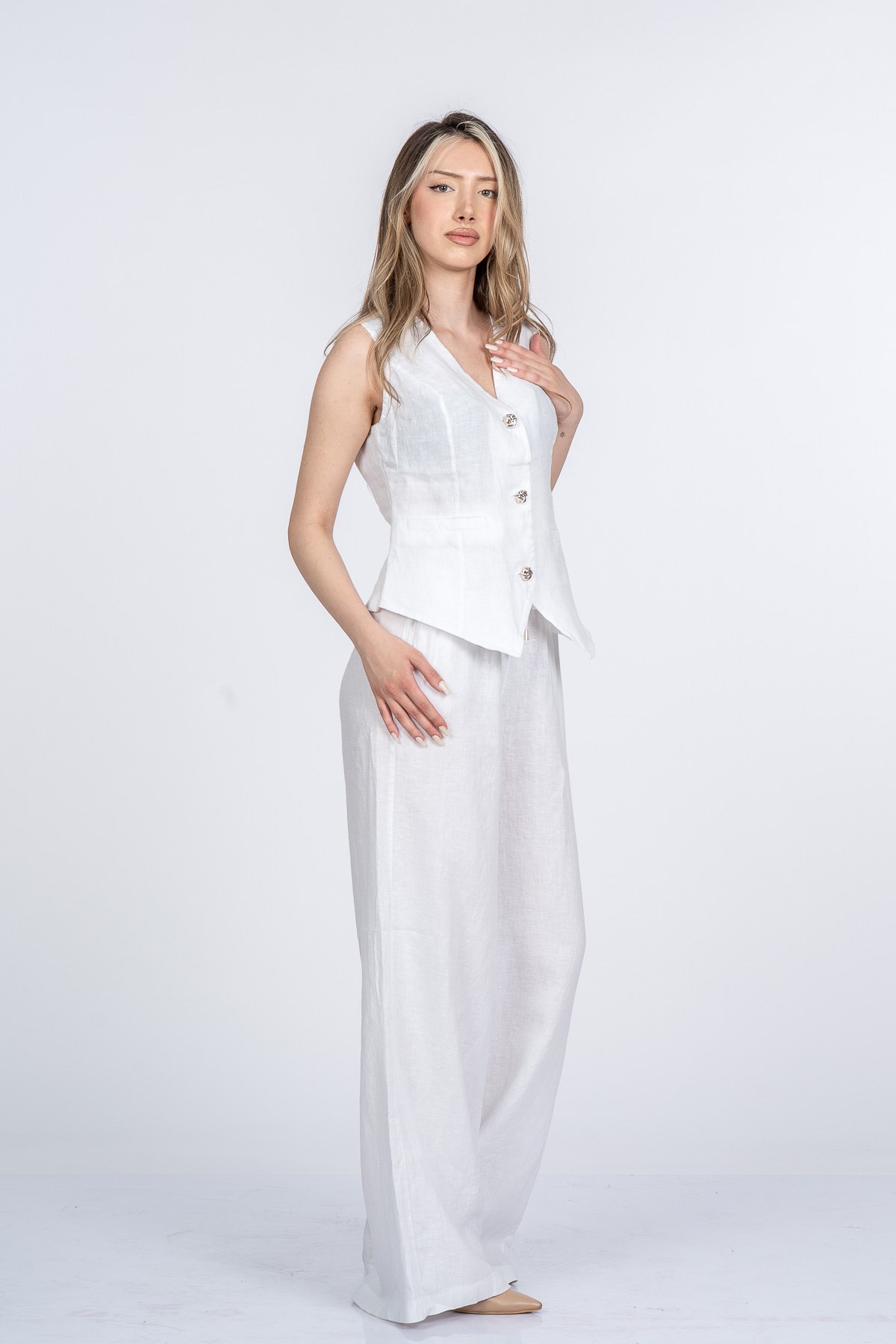 MIKAELA YELEK PANTOLON İKİLİ TAKIM