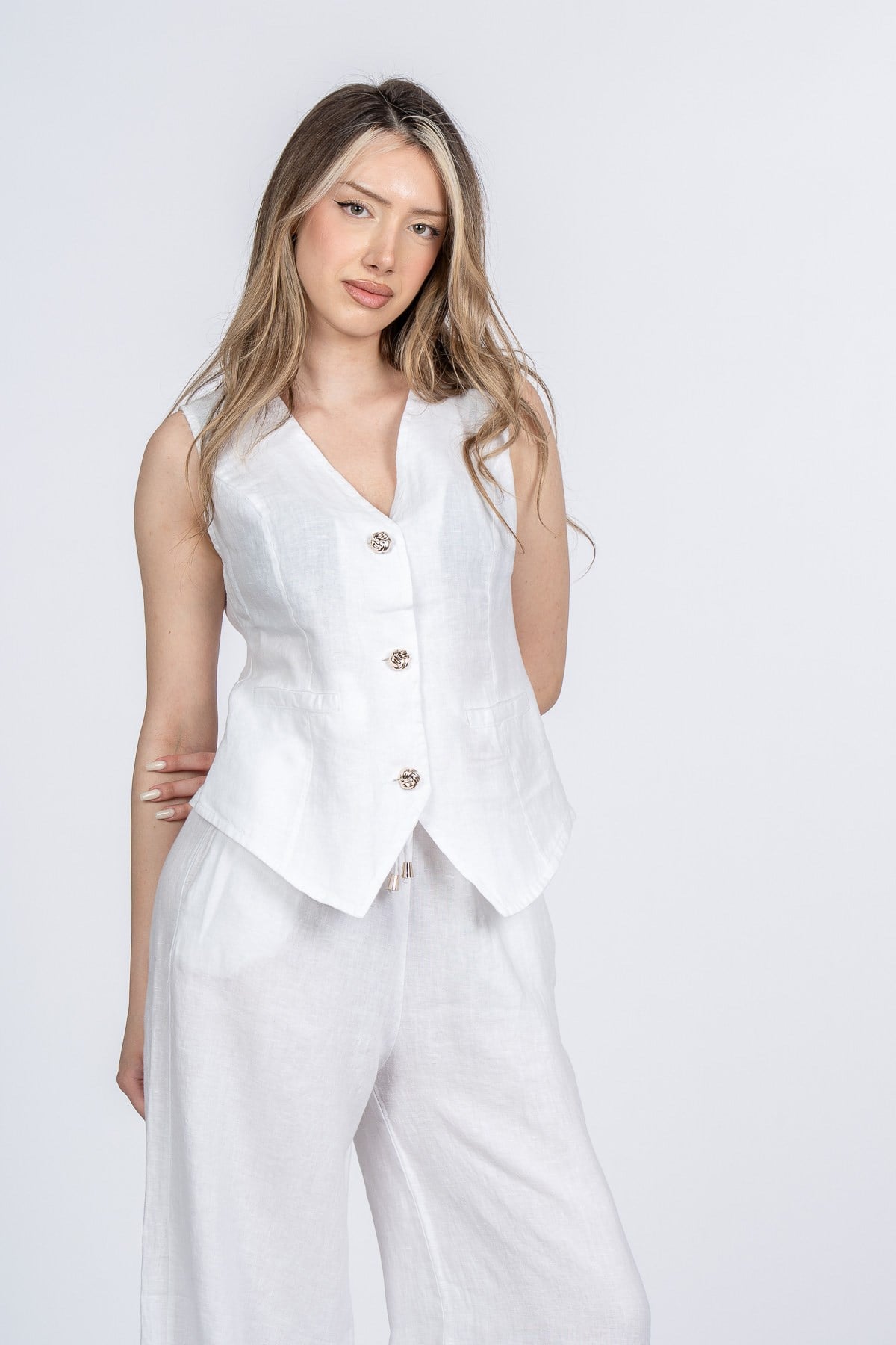 MIKAELA YELEK PANTOLON İKİLİ TAKIM