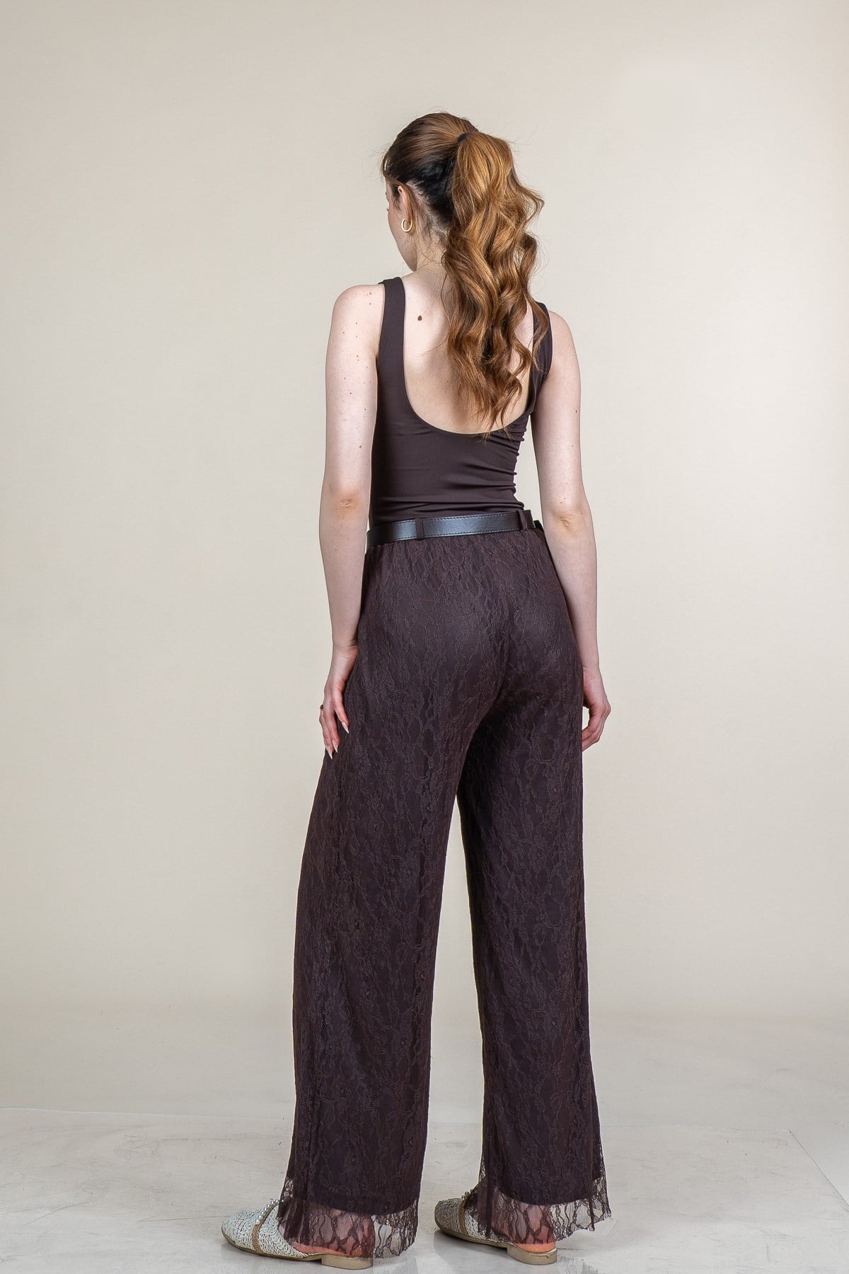 MORGAN DANTELLİ TÜL PANTOLON