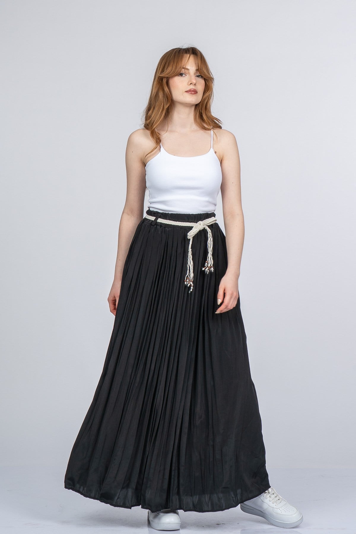 NATALIE BELİ LASTİKLİ ETEK