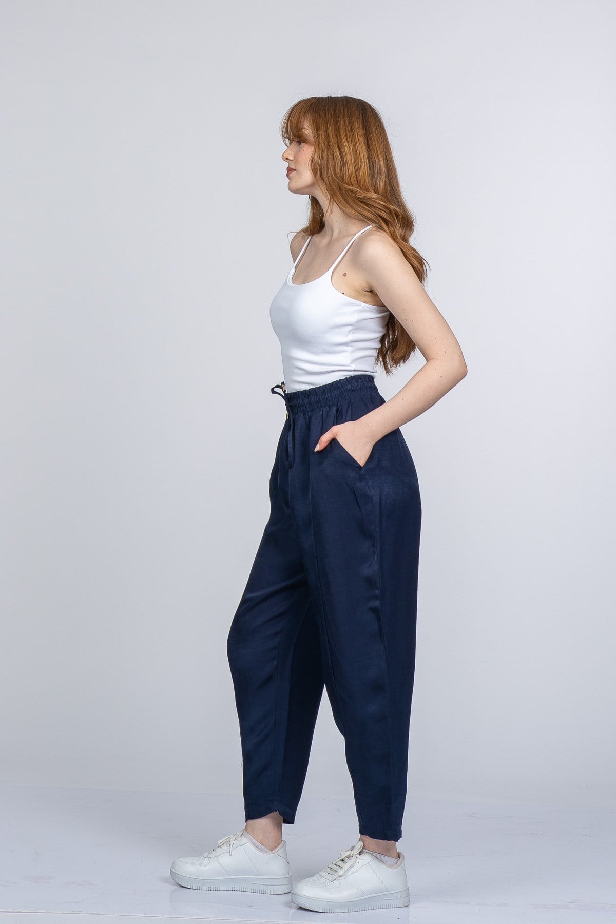 NICOLETTE BEL LASTİKLİ PANTOLON